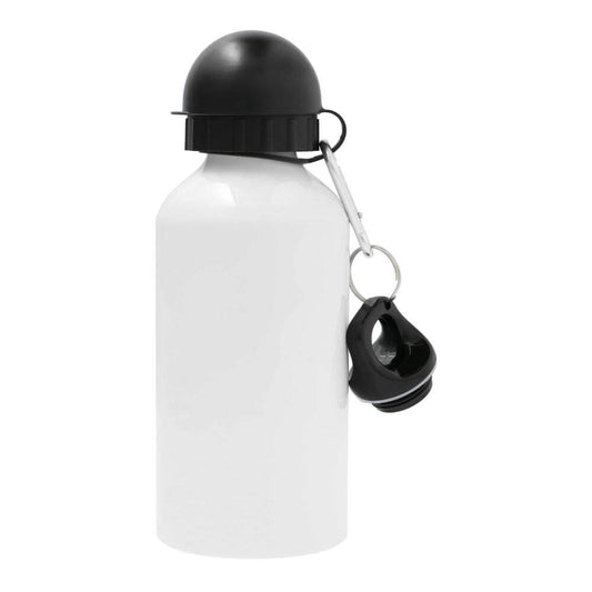 Sublimation Wasserflasche Aluminium 500 ml / 17oz Weiß - 2 Deckeln