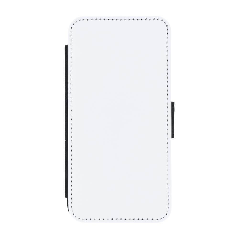 Apple iPhone 12 / 12 Pro Sublimation Flip Case - Black Front View