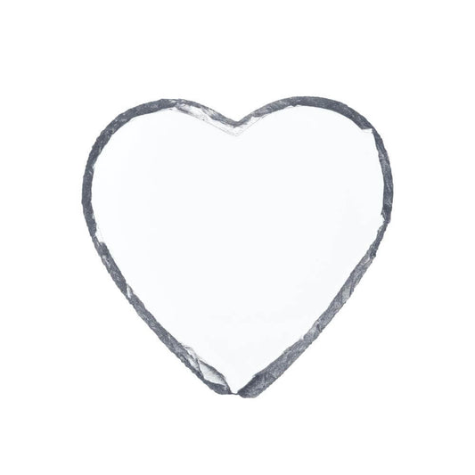 Sublimation Photo Slate Heart Shaped, 15 x 15 cm - Matte