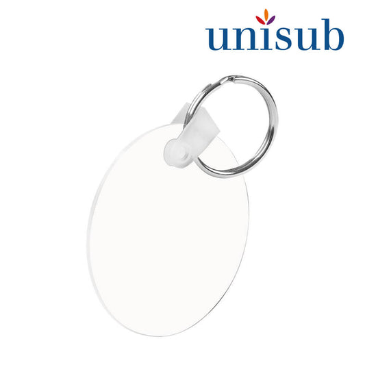 Unisub Sublimation Keychain FRP - Round 2 Sided